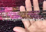 CRB1970 15.5 inches 3.5*5mm faceted rondelle tourmaline beads