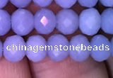 CRB1983 15.5 inches 4*6mm faceted rondelle blue angel skin gemstone beads