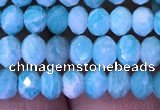 CRB1986 15.5 inches 3*5mm faceted rondelle amazonite gemstone beads