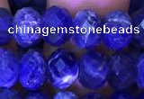 CRB1992 15.5 inches 6*8mm faceted rondelle sodalite beads