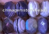 CRB1996 15.5 inches 7*10mm faceted rondelle Botswana agate beads