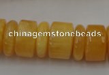 CRB201 15.5 inches 6*18mm - 13*18mm rondelle calcite gemstone beads