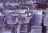 CRB2011 15.5 inches 9mm - 10mm faceted tyre light amethyst beads