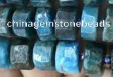 CRB2145 15.5 inches 7mm - 8mm faceted tyre apatite gemstone beads