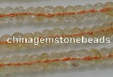 CRB221 15.5 inches 2.5*4mm faceted rondelle citrine gemstone beads