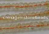 CRB221 15.5 inches 2.5*4mm faceted rondelle citrine gemstone beads