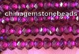 CRB2212 15.5 inches 2*3mm faceted rondelle garnet beads wholesale