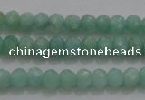 CRB226 15.5 inches 2.5*4mm faceted rondelle amazonite beads