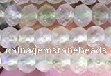 CRB2272 15.5 inches 3*4mm faceted rondelle prehnite beads