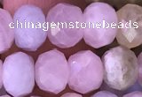 CRB2278 15.5 inches 5*8mm faceted rondelle morganite beads