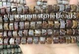 CRB2305 15.5 inches 7mm - 8mm faceted tyre pietersite beads