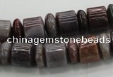 CRB251 15.5 inches 5*12mm - 10*12mm rondelle Indian agate beads