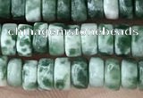 CRB2561 15.5 inches 2*4mm heishi moss agate beads wholesale