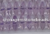 CRB262 15.5 inches 5*12mm rondelle amethyst gemstone beads