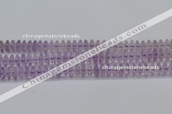 CRB262 15.5 inches 5*12mm rondelle amethyst gemstone beads