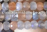 CRB2621 15.5 inches 3*4mm faceted rondelle moonstone beads