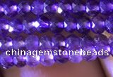 CRB2630 15.5 inches 2*3mm faceted rondelle amethyst beads