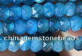 CRB2640 15.5 inches 2*3mm faceted rondelle apatite gemstone beads