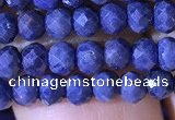 CRB2644 15.5 inches 2*3mm faceted rondelle sapphire gemstone beads