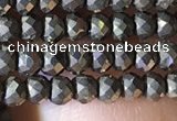 CRB2649 15.5 inches 2*3mm faceted rondelle pyrite beads wholesale