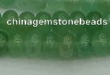CRB2822 15.5 inches 6*10mm rondelle green aventurine beads