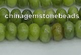 CRB2837 15.5 inches 6*10mm rondelle Chinese chrysoprase beads