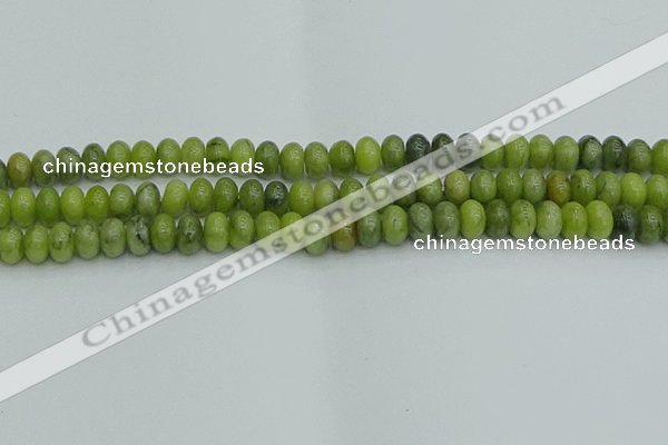 CRB2837 15.5 inches 6*10mm rondelle Chinese chrysoprase beads