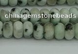 CRB2850 15.5 inches 4*6mm rondelle sesame jasper beads