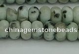 CRB2851 15.5 inches 5*8mm rondelle sesame jasper beads