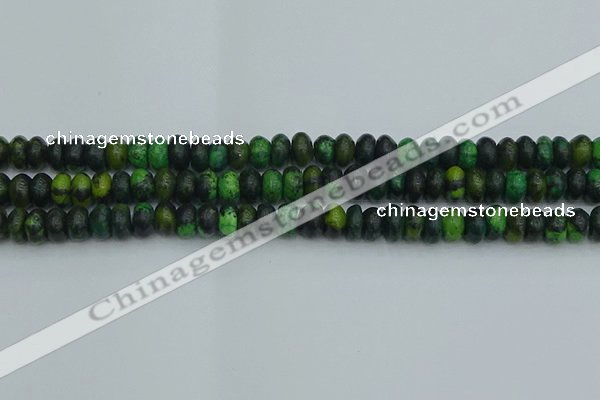 CRB2896 15.5 inches 5*8mm rondelle chrysocolla beads wholesale