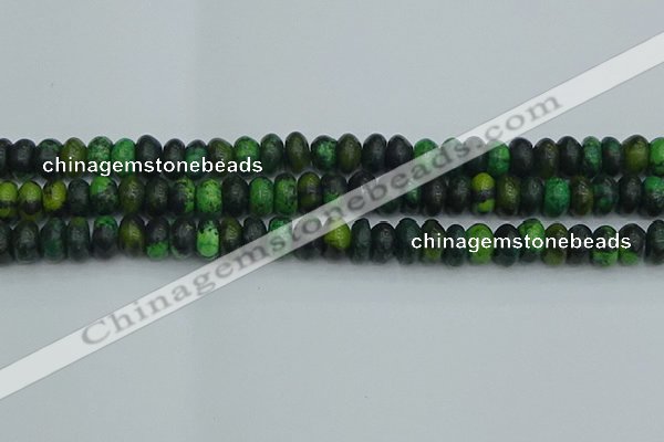 CRB2897 15.5 inches 6*10mm rondelle chrysocolla beads wholesale