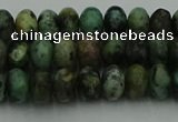 CRB2900 15.5 inches 4*6mm rondelle African turquoise beads