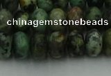 CRB2902 15.5 inches 6*10mm rondelle African turquoise beads