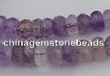 CRB301 15.5 inches 5*8mm - 10*14mm faceted rondelle ametrine beads