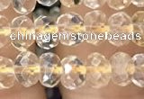 CRB3011 15.5 inches 4*6mm faceted rondelle citrine beads