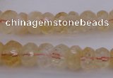 CRB302 15.5 inches 5*8mm - 10*14mm faceted rondelle citrine beads