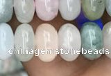 CRB3062 15.5 inches 6*9mm rondelle morganite gemstone beads
