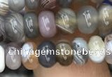 CRB3069 15.5 inches 4*6mm rondelle Botswana agate beads