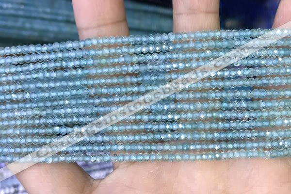 CRB3116 15.5 inches 2*3mm faceted rondelle tiny apatite beads