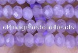 CRB3146 15.5 inches 2.5*4mm faceted rondelle tiny lavender amethyst beads