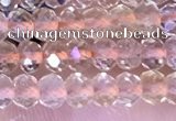 CRB3147 15.5 inches 2.5*4mm faceted rondelle tiny citrine beads