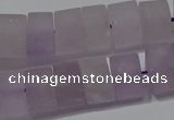 CRB315 15.5 inches 8*12mm tyre matte amethyst gemstone beads