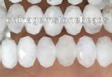 CRB3210 15.5 inches 3.5*6mm faceted rondelle white moonstone beads