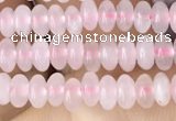 CRB4000 15.5 inches 2.5*4.5mm rondelle rose quartz beads wholesale