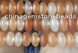 CRB4003 15.5 inches 2.5*4.5mm rondelle red aventurine beads wholesale