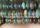 CRB4009 15.5 inches 2.5*4.5mm rondelle Indian agate beads wholesale