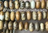 CRB4011 15.5 inches 2.5*4.5mm rondelle picture jasper beads wholesale