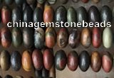 CRB4013 15.5 inches 2.5*4.5mm rondelle picasso jasper beads wholesale