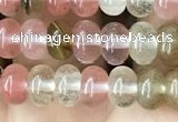 CRB4031 15.5 inches 4*6mm rondelle volcano cherry quartz beads wholesale