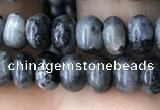 CRB4035 15.5 inches 4*6mm rondelle black labradorite beads wholesale